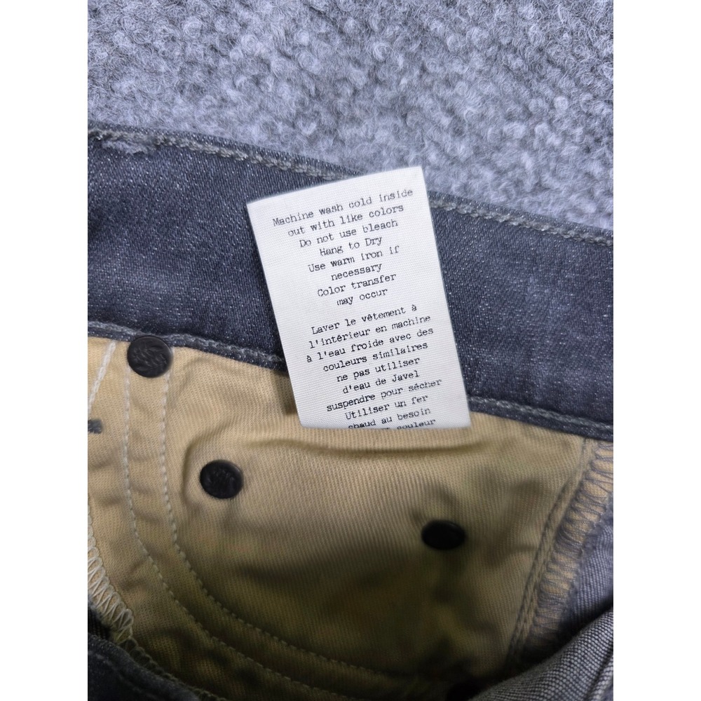 Rag & Bone Skinny Jeans Womens 24 Grey Everett W1502C933EVE Stretch Denim - Picture 7 of 11